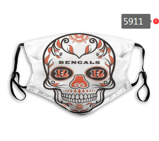 2020 NFL Cincinnati Bengals Dust mask with filter